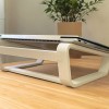 Sleek Laptop Riser – Stand Laptop Ergonomis Minimalis Bahan PLA Print 3D