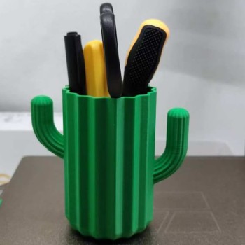 Tempat Pensil Kaktus | Cactus Pen Holder | Organizer Meja Estetik 3D Print