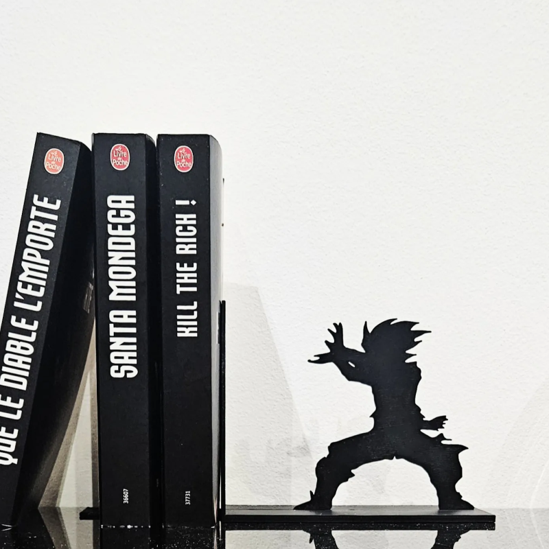 Bookend / Penyangga Buku Aesthetic Model Dragon Ball Z – Dekorasi Rak Buku 3D Print PLA
