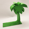 Bookend / Penyangga Buku Aesthetic Pohon Kelapa – Dekorasi Rak Buku 3D Print PLA