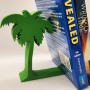 Bookend / Penyangga Buku Aesthetic Pohon Kelapa – Dekorasi Rak Buku 3D Print PLA
