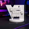 Plakat Dekoratif GTA VI – Pajangan Meja Gaming 3D Print