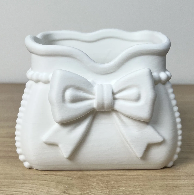Organizer Kuas Makeup Pita Estetik 3D Print | Tempat Brush Makeup & Alat Kosmetik