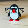 Tempat Kacamata Penguin Lucu | Glasses Holder Meja Karakter 3D Print Organizer Kacamata Estetik