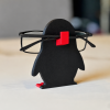 Tempat Kacamata Penguin Lucu | Glasses Holder Meja Karakter 3D Print Organizer Kacamata Estetik