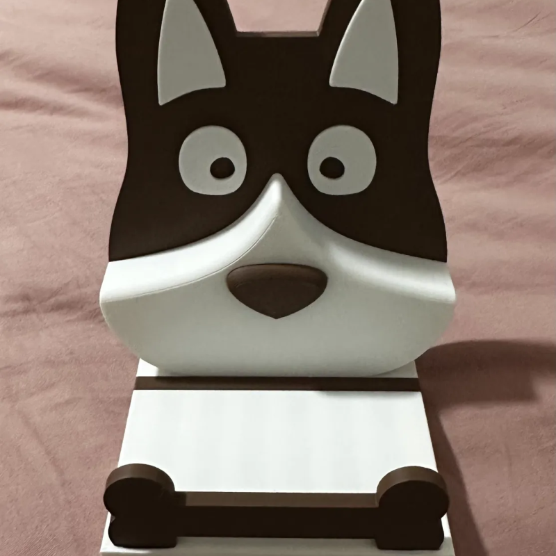 Tempat Kacamata & HP Anjing Lucu | Glasses Holder + Phone Stand Meja 3D Print Organizer Multifungsi